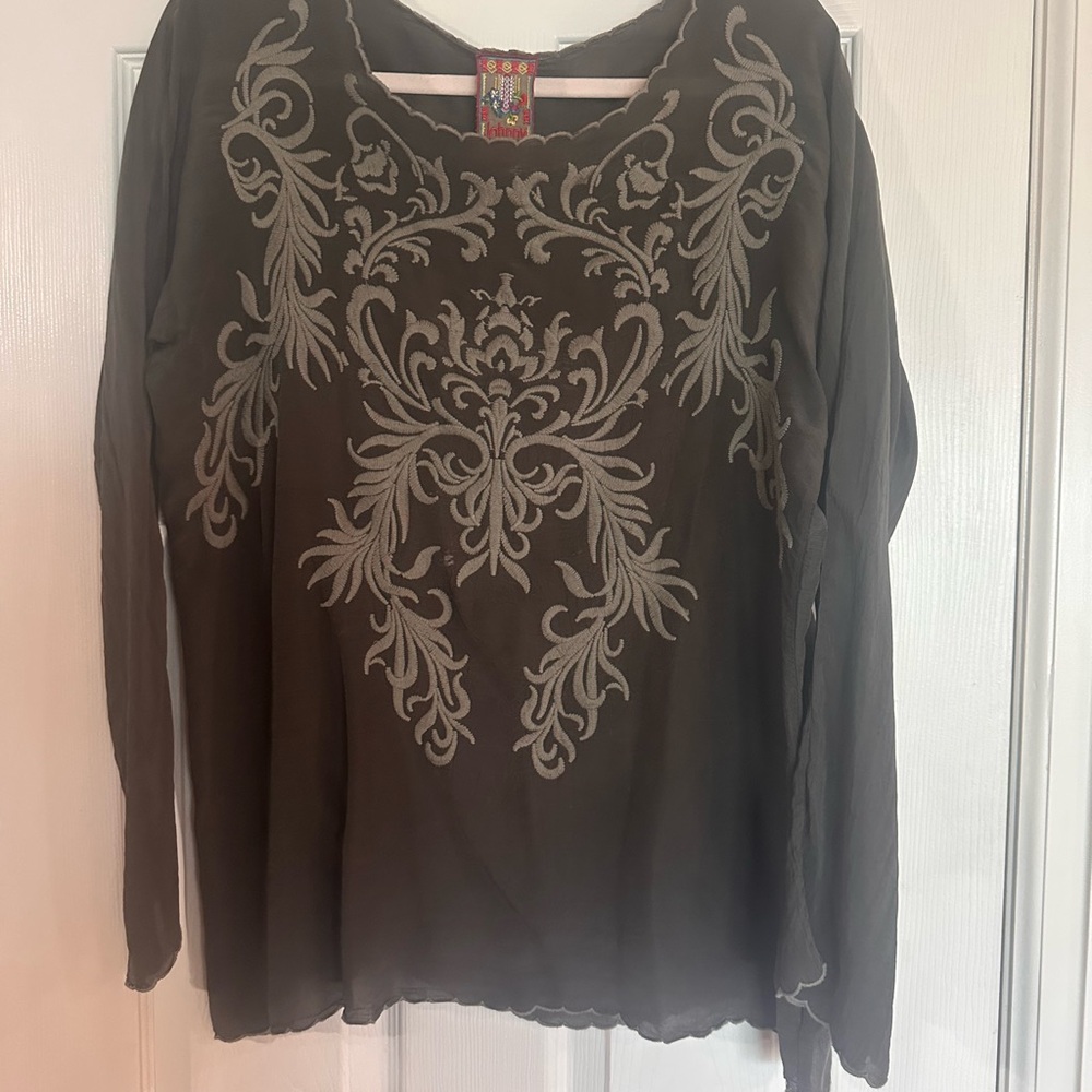 Johnny Was Blouse with Sophisticated Style